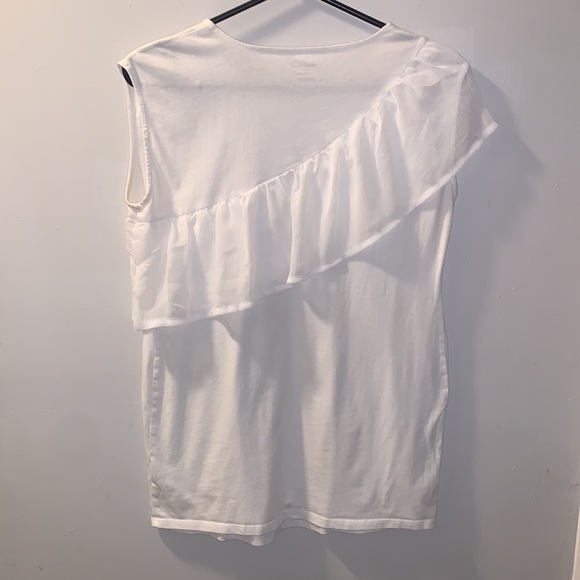 #20 DAWN•Motherhood Maternity White Blouse - Picture 3 of 5